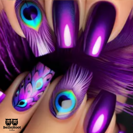 Press on Nails - PLUME AND AMETHYST